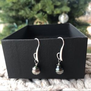Tahitian Pearl Drop Eaarings